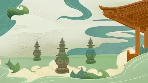 West Lake,Hangzhou Illustration Material