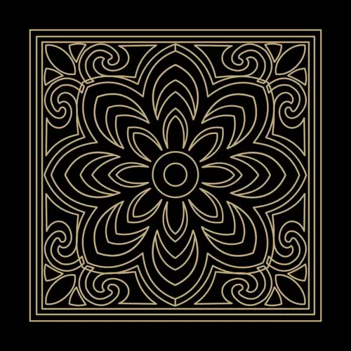 Pattern of Dunhuang Caisson Ceiling Illustration Material