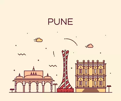 Global City,Pune Illustration Material