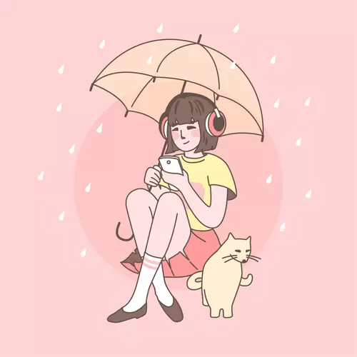 Boys and girls, Cartoon characters Illustration Material