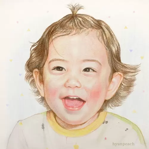 Beautiful Girl,Cute baby Illustration Material