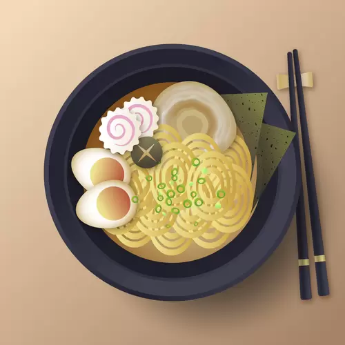 Japanese food Illustration Material