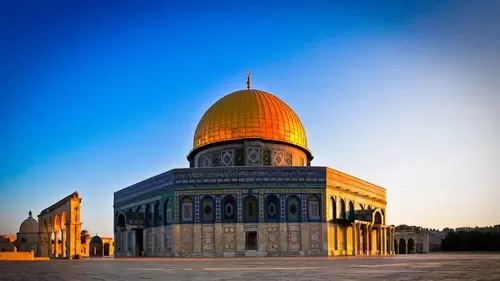 Famous Buildings: Dome of the Rock 4K Wallpaper