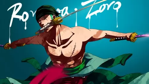 Roronoa Zoro in One Piece 4K Wallpaper