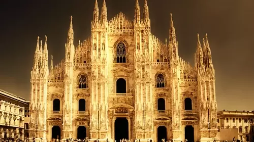 Famous Buildings: Milan Cathedral 4K Wallpaper