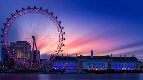 Famous Buildings: London Eye 4K Wallpaper